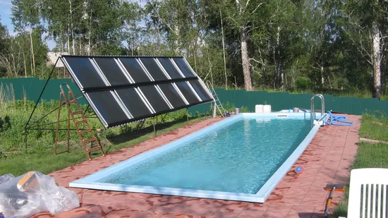 Système de chauffage solaire de piscine